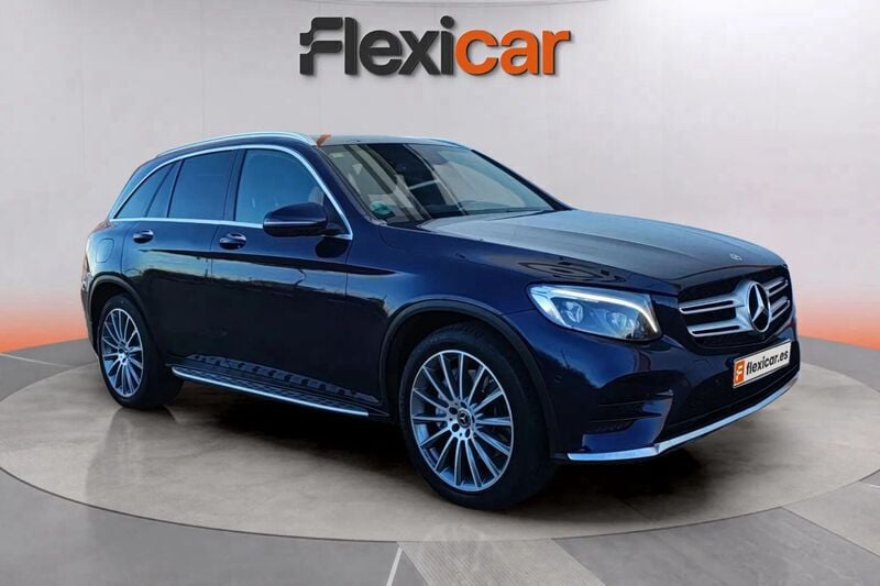 Azul Usado 2018 Mercedes GLC250 AMG line SUV | 26.390 € (Super precio) - Imagen 1/4