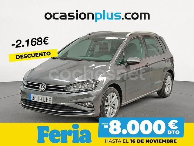 Gris / plata Usado 2019 VW Golf Sportsvan Advance Monovolumen | 18.790 € (Caro) - Imagen 1/4