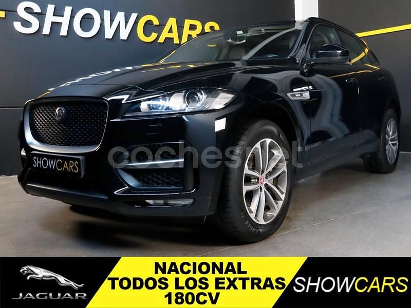 Negro Usado 2020 Jaguar F-Pace R-Sport SUV | 29.900 € (Precio justo) - Imagen 1/4