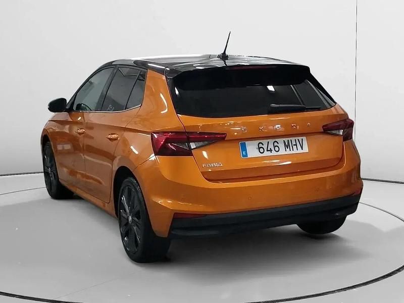 Usado Skoda Fabia Style 110 HP (80 kW) 2023 Laranja Citadino