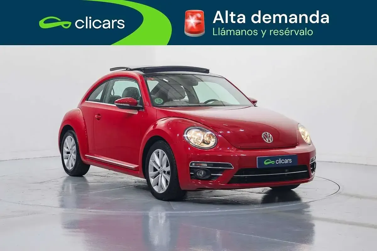 Usado VW Beetle Design 110 CV (80 kW) 2017 Rojo Utilitario