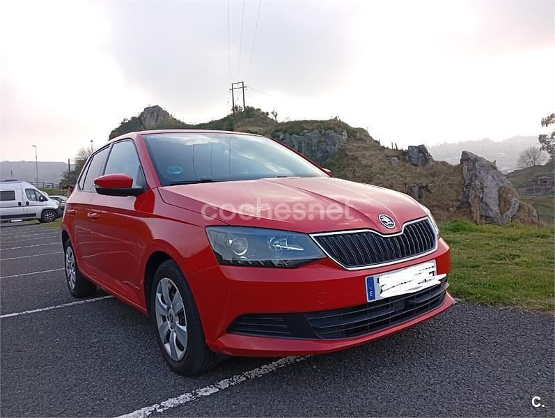 Brugt Skoda Fabia Ambition 90 HK (66 kW) 2016 Rød Sedan
