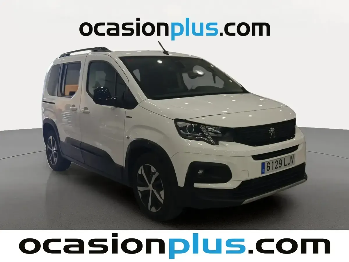 Usado Peugeot Rifter GT-line 130 CV (95 kW) 2020 Blanco Monovolumen