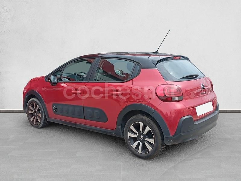 Usado Citroën C3 Feel 82 CV (60 kW) 2017 Granate Berlina