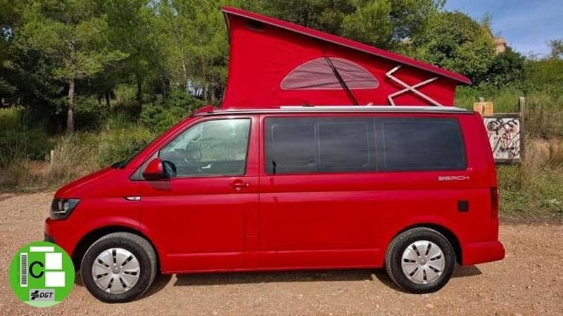 Usado VW California California 150 CV (110 kW) 2017 Rojo Van