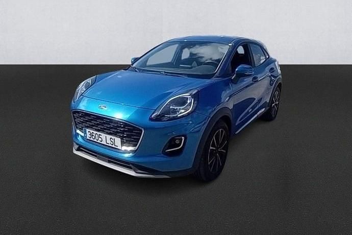 Azul Usado 2021 Ford Puma Gen-E Titanium SUV | 19.500 € (Precio justo) - Imagen 1/4