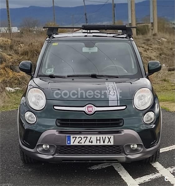 Usado Fiat 500L Trekking 105 CV (77 kW) 2014 Verde Monovolumen