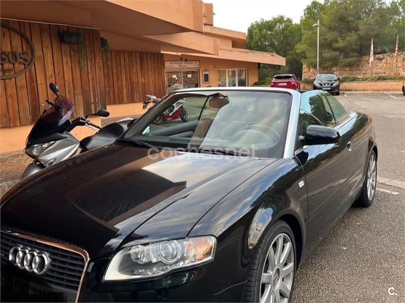 Negro Usado 2007 Audi A4 Cabriolet Descapotable | 8990 € (Un poco caro) - Imagen 1/4