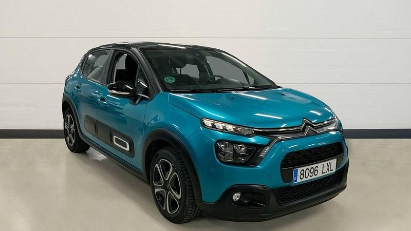 Usado Citroën C3 Feel 83 CV (61 kW) 2022 Azul Utilitario