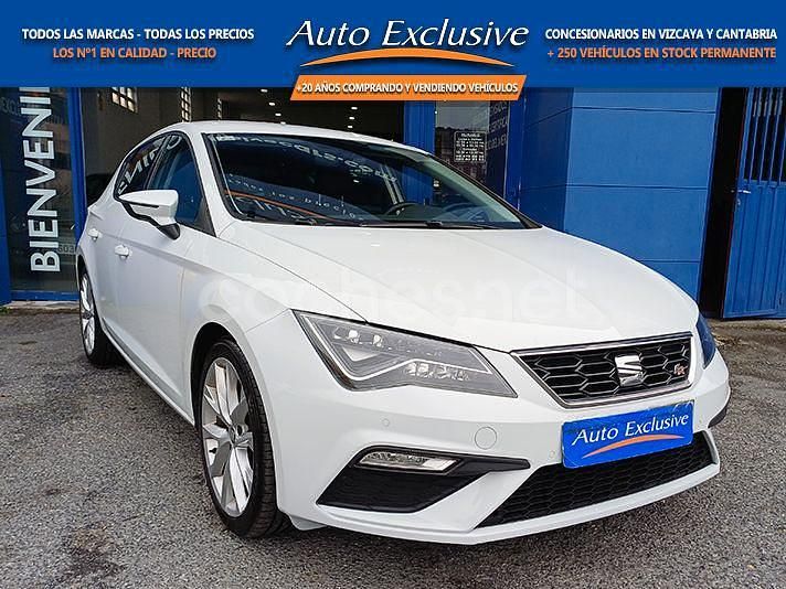 Blanco Usado 2018 Seat Leon FR Berlina | 15.790 € (Precio justo) - Imagen 1/4