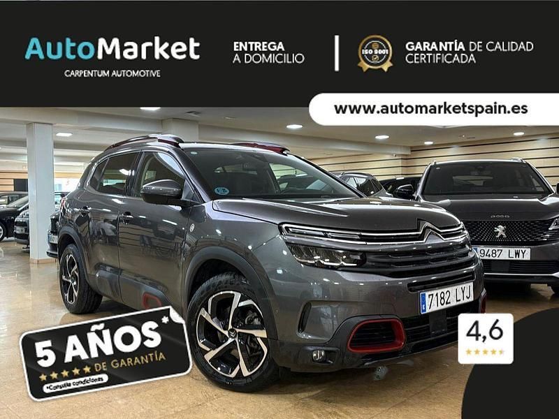 Gris Usado 2022 Citroën C5 Aircross SUV | 18.900 € (Precio justo) - Imagen 1/4