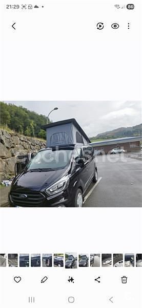 Negro Usado 2021 Ford Transit Custom Nugget Familiar | 43.000 € - Imagen 1/4