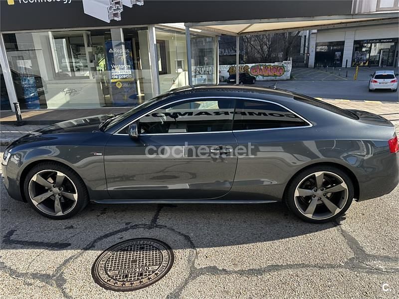 Usado Audi A5 S-Line 177 CV (130 kW) 2015 Gris / plata Coupe