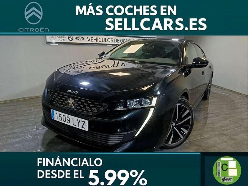 Negro Usado 2022 Peugeot 508 GT Berlina | 20.490 € (Buen precio) - Imagen 1/4