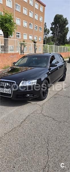 Usado Audi A6 S-Line 140 CV (102 kW) 2008 Negro Familiar