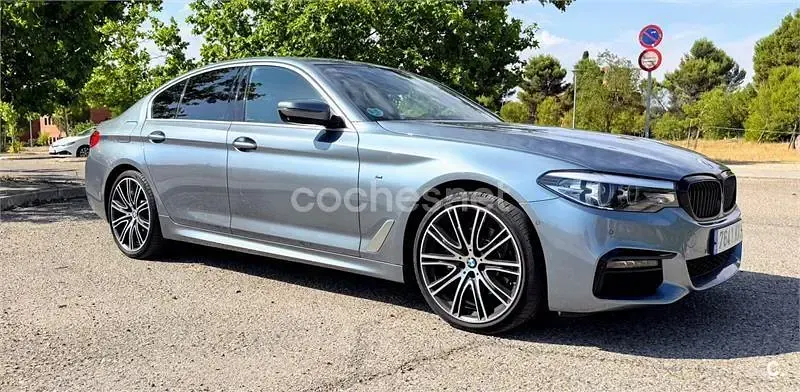 Usado BMW 520 M Sport 190 CV (139 kW) 2019 Azul Berlina