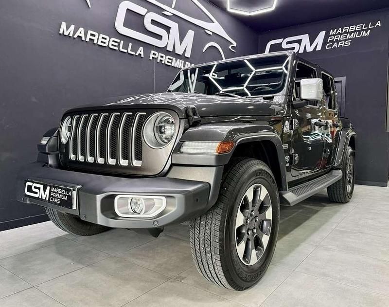 Gris Usado 2019 Jeep Wrangler Unlimited Sahara SUV | 45.990 € (Precio justo) - Imagen 1/4