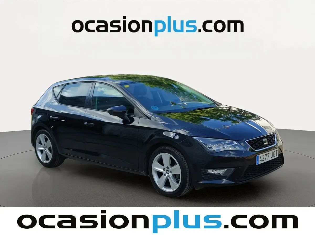 Usado Seat Leon FR 150 CV (110 kW) 2015 Negro Utilitario