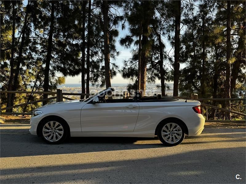 Blanco Usado 2016 BMW 218 Descapotable | 19.999 € (Precio justo) - Imagen 1/4