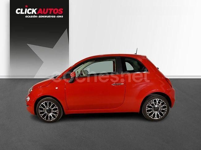 Usado Fiat 500 70 CV (51 kW) 2023 Rojo Berlina