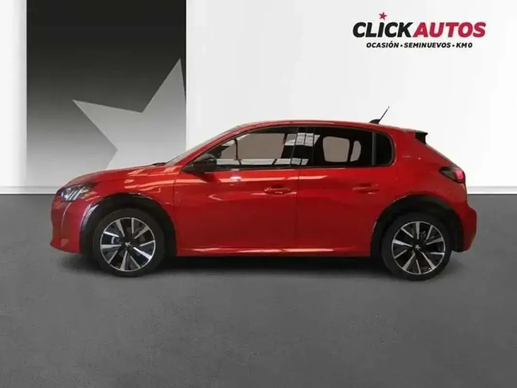 Usado Peugeot 208 GT 101 CV (74 kW) 2021 Rojo Utilitario