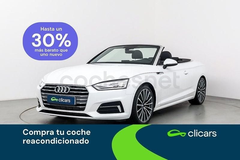 Usado Audi A5 Cabriolet S-Line 190 CV (139 kW) 2018 Blanco Descapotable