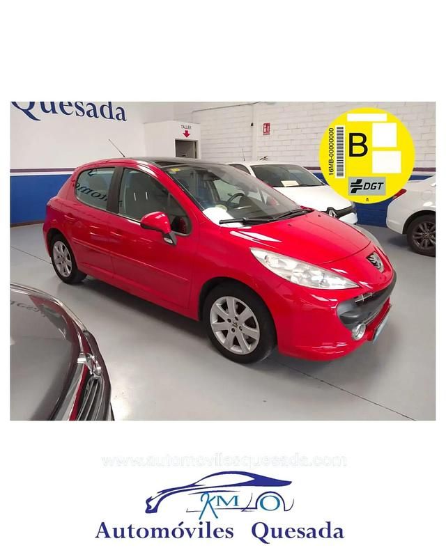 Usado Peugeot 207 90 HP (66 kW) 2007 Vermelho Citadino