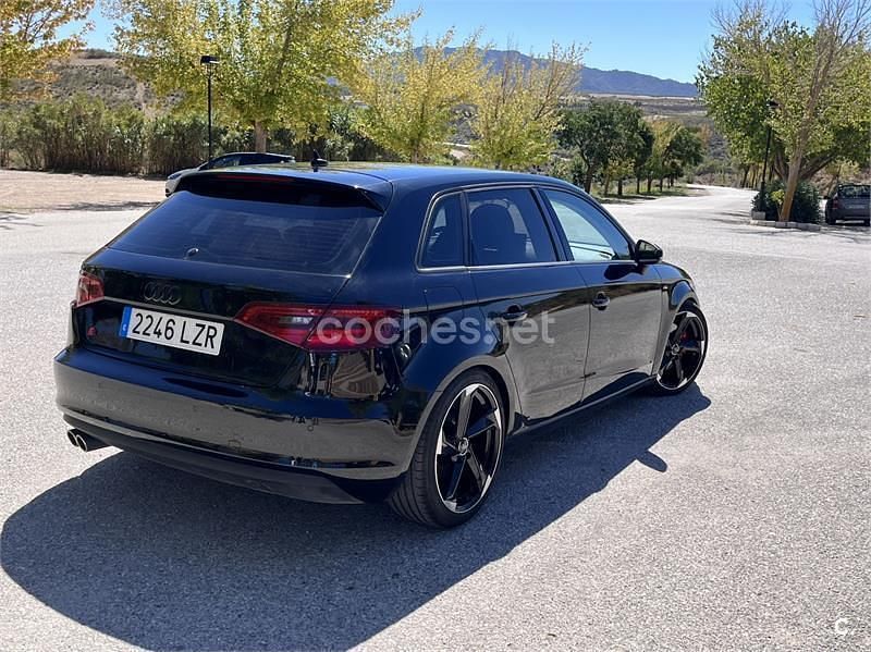 Usado Audi A3 Attraction 184 CV (135 kW) 2014 Negro Berlina