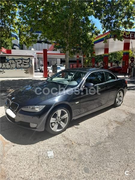Negro Usado 2008 BMW 330 Cabriolet Descapotable | 15.000 € (Precio justo) - Imagen 1/4