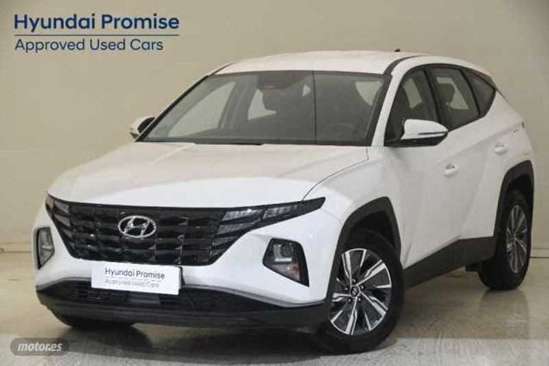 Atlas white Usado 2024 Hyundai Tucson SUV | 23.990 € (Buen precio) - Imagen 1/4