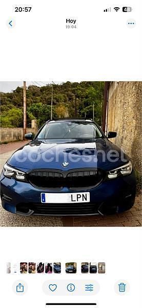 Usado BMW 318 M Sport 150 CV (110 kW) 2021 Azul Familiar