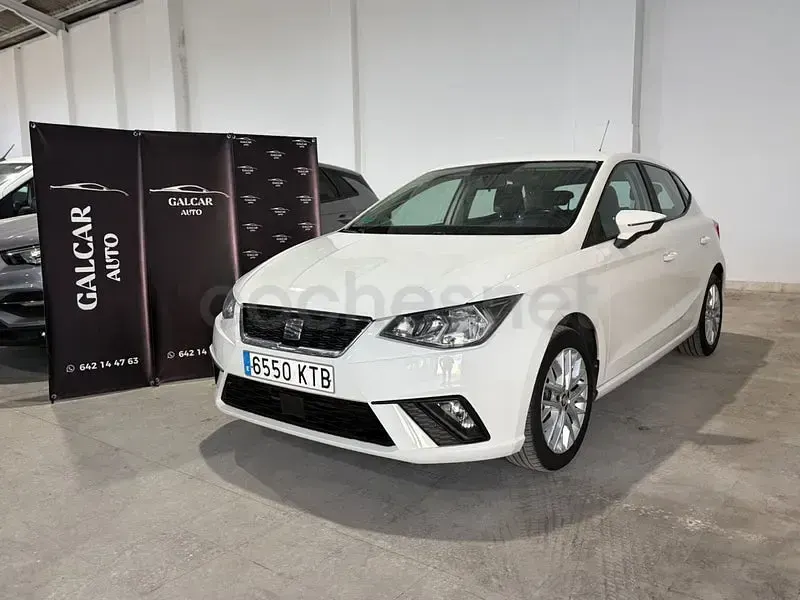 Usado Seat Ibiza Style 75 CV (55 kW) 2019 Blanco Utilitario