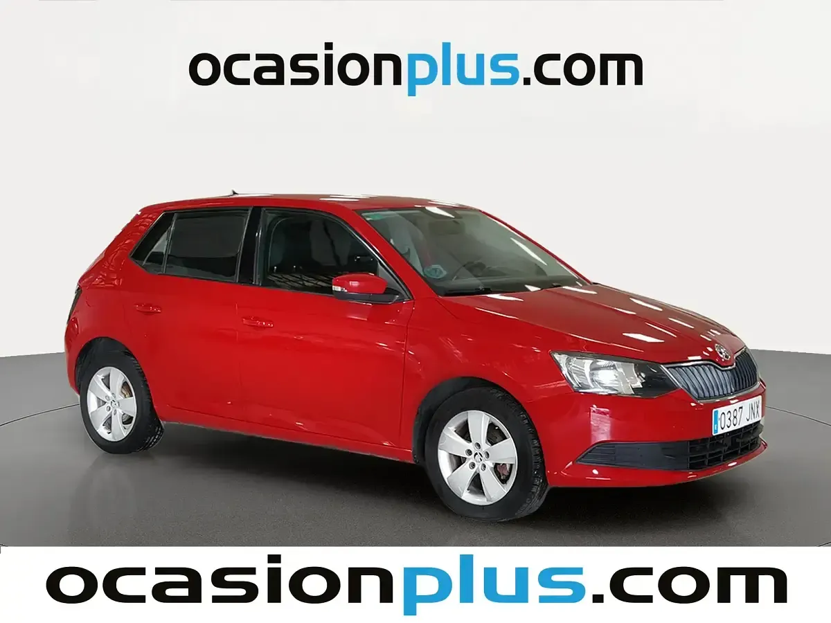 Usado Skoda Fabia Ambition 75 HP (55 kW) 2016 Vermelho
