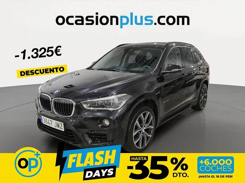 Negro Usado 2016 BMW X1 SUV | 17.900 € (Precio justo) - Imagen 1/4