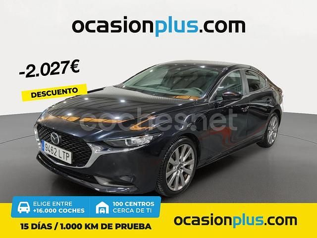 Negro Usado 2021 Mazda 3 Berlina | 22.300 € (Caro) - Imagen 1/4