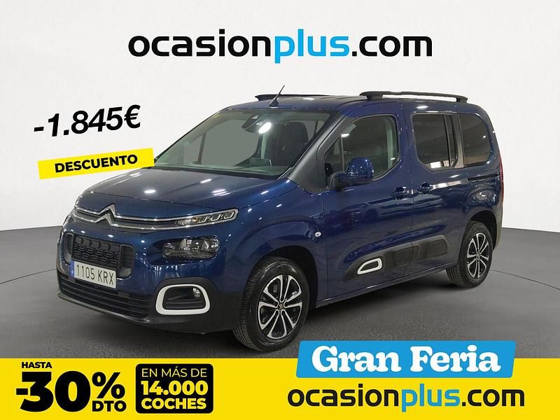 Azul Usado 2018 Citroën Berlingo Shine Monovolumen | 20.300 € (Caro) - Imagen 1/4