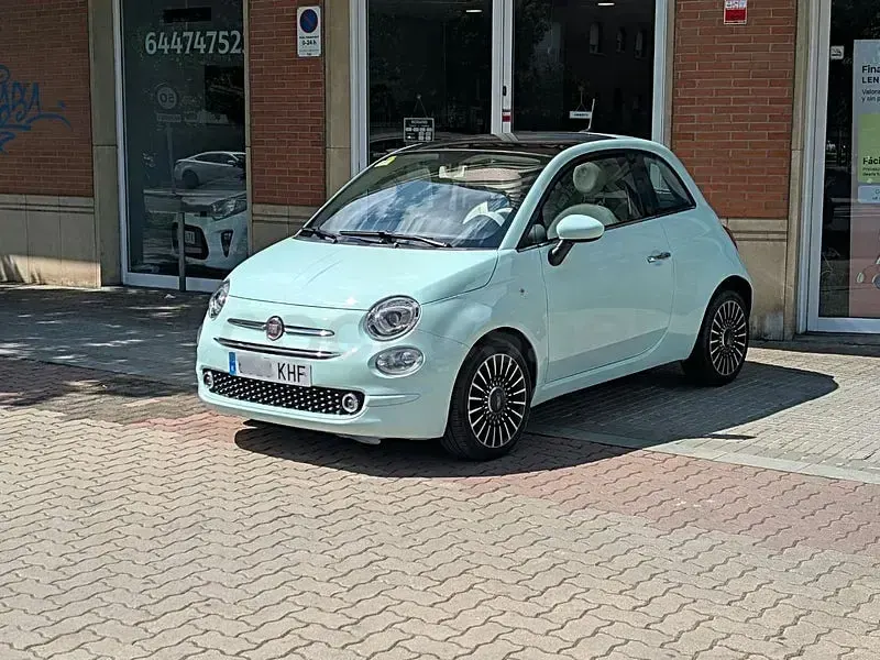 Usado Fiat 500 Lounge 69 CV (50 kW) 2018 Verde Berlina