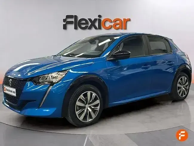 Usado Peugeot e-208 Active 100 kW (136 CV) 2024 Azul Utilitario