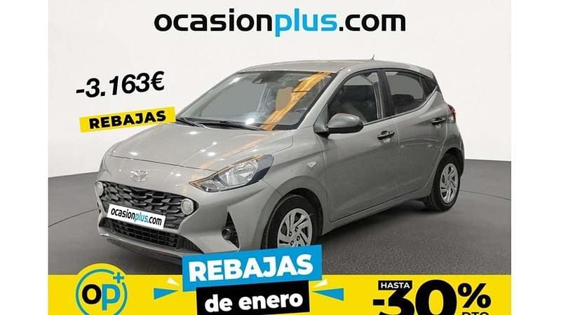 Gris Usado 2022 Hyundai i10 Utilitario | 8500 € (Buen precio) - Imagen 1/3
