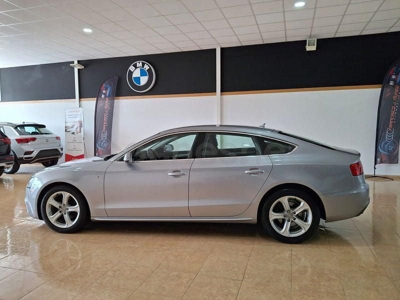 Usado Audi A5 Sportback S-Line 190 CV (139 kW) 2016 Gris / plata Utilitario