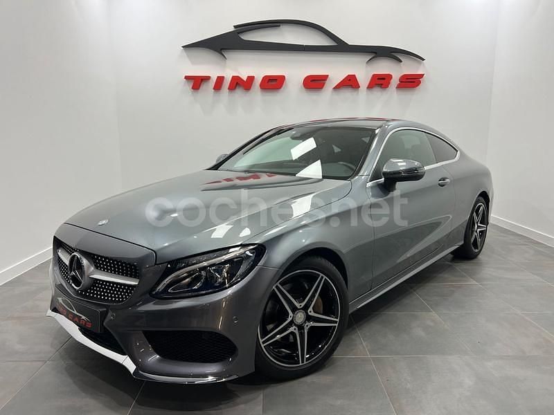 Gris / plata Usado 2016 Mercedes C220 AMG line Coupe | 24.490 € (Precio justo) - Imagen 1/4