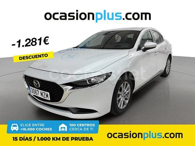 Blanco Usado 2025 Mazda 3 Prime-Line Berlina | 23.890 € - Imagen 1/4