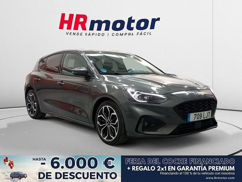 Gris Usado 2020 Ford Focus ST-Line X Berlina | 17.610 € (Precio justo) - Imagen 1/4