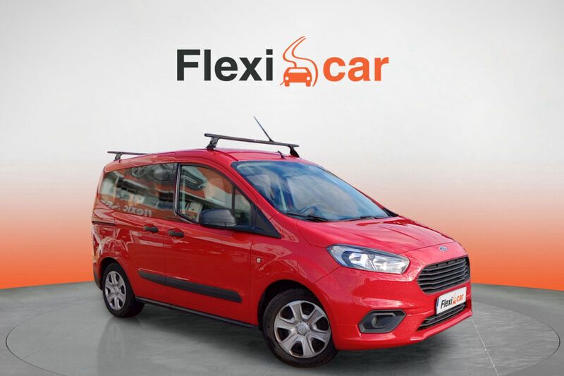 Rojo Usado 2019 Ford Tourneo Courier Ambiente Monovolumen | 11.290 € (Precio justo) - Imagen 1/4