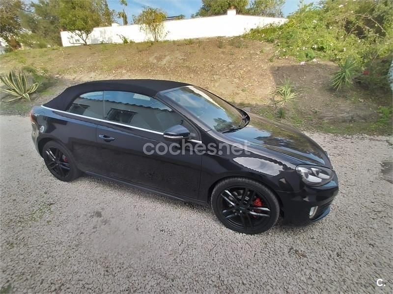 Negro Usado 2012 VW Golf Cabriolet GTI Descapotable | 12.800 € - Imagen 1/4
