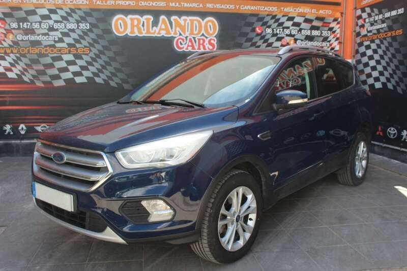 Azul Usado 2018 Ford Kuga Titanium SUV | 15.200 € (Precio justo) - Imagen 1/4