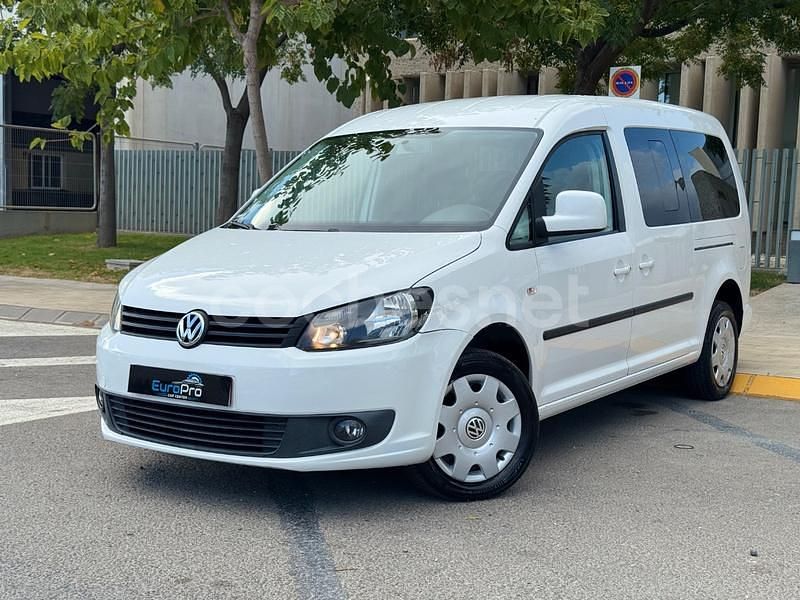 Blanco Usado 2015 VW Caddy Maxi Trendline Monovolumen | 13.000 € (Precio justo) - Imagen 1/4