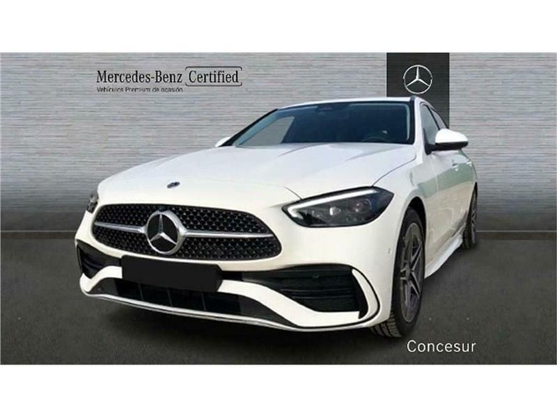 Usado Mercedes C300e AMG line 313 CV (230 kW) 2024 Blanco Familiar