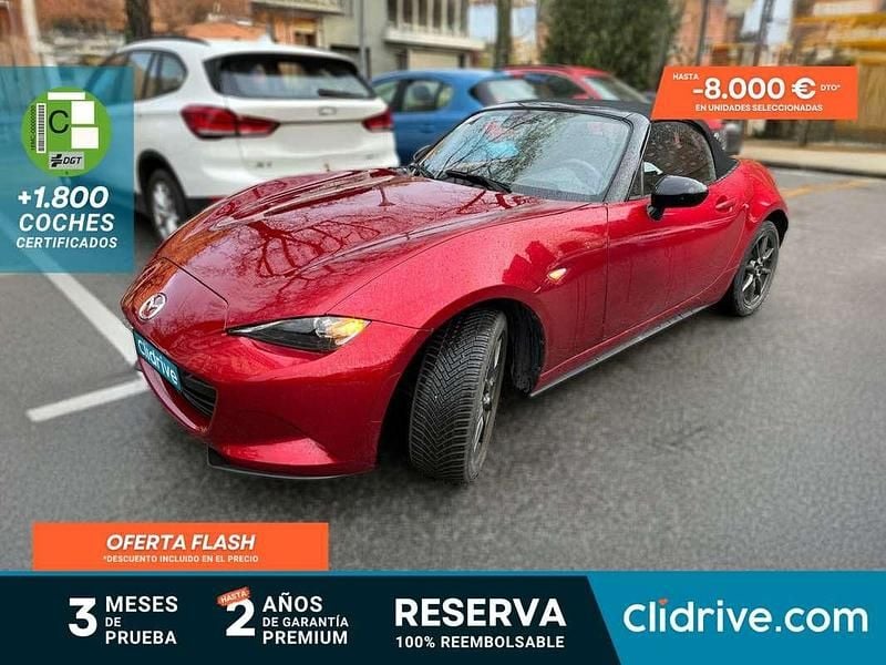 Rojo Usado 2016 Mazda MX5 Style Descapotable | 15.490 € (Super precio) - Imagen 1/3