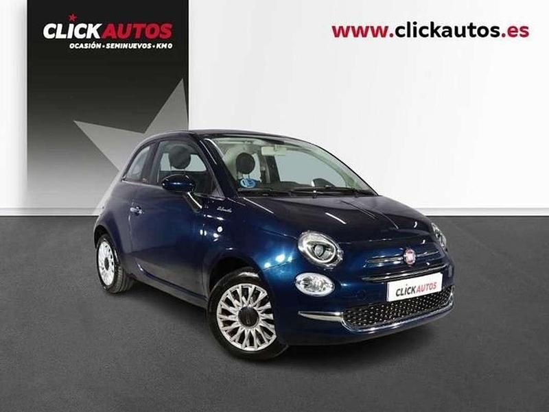 Usado Fiat 500 Dolcevita 71 CV (52 kW) 2021 Azul Descapotable
